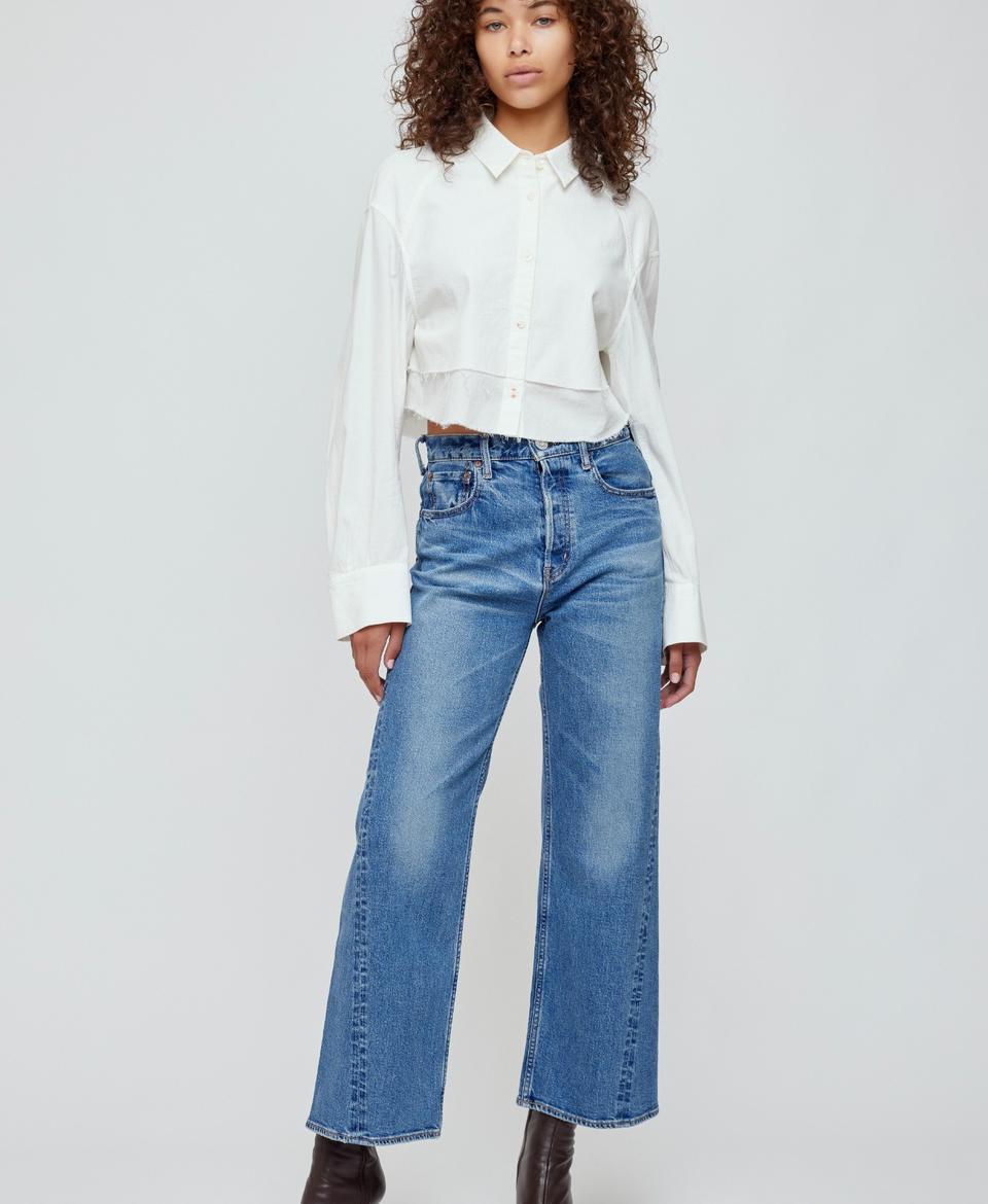 Mv Salisbury Wide Leg Jean W Stretch