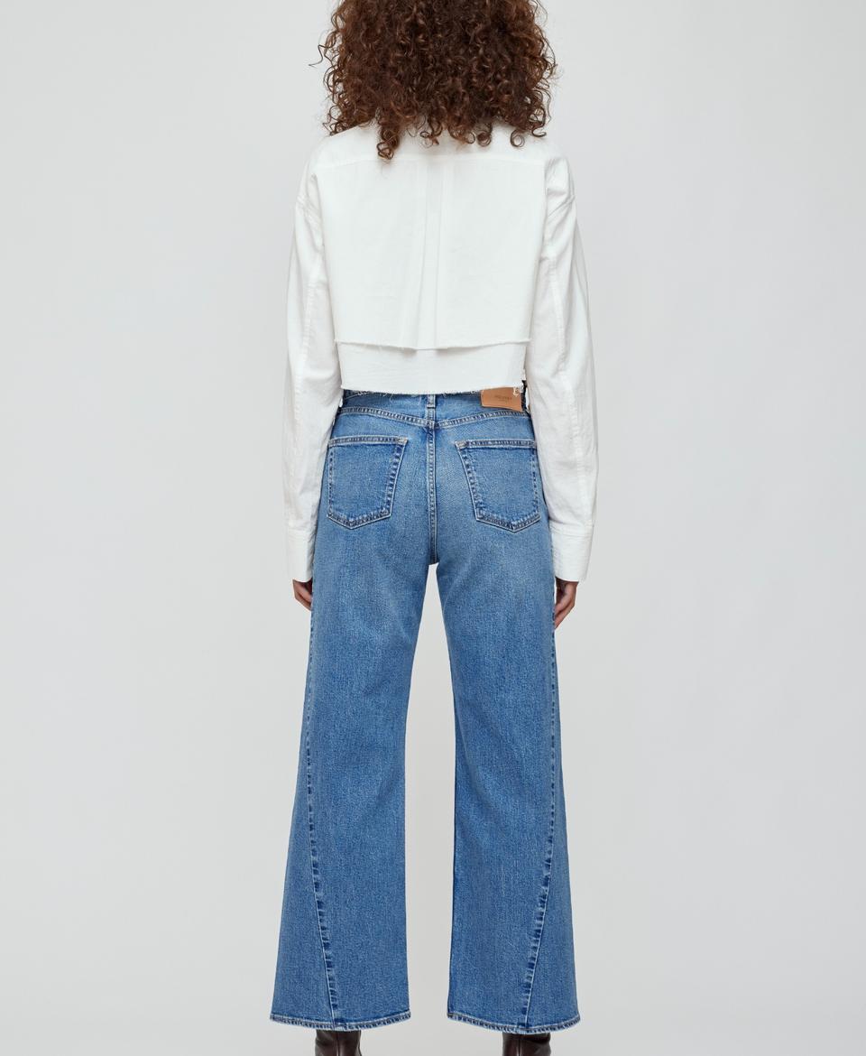 Mv Salisbury Wide Leg Jean W Stretch