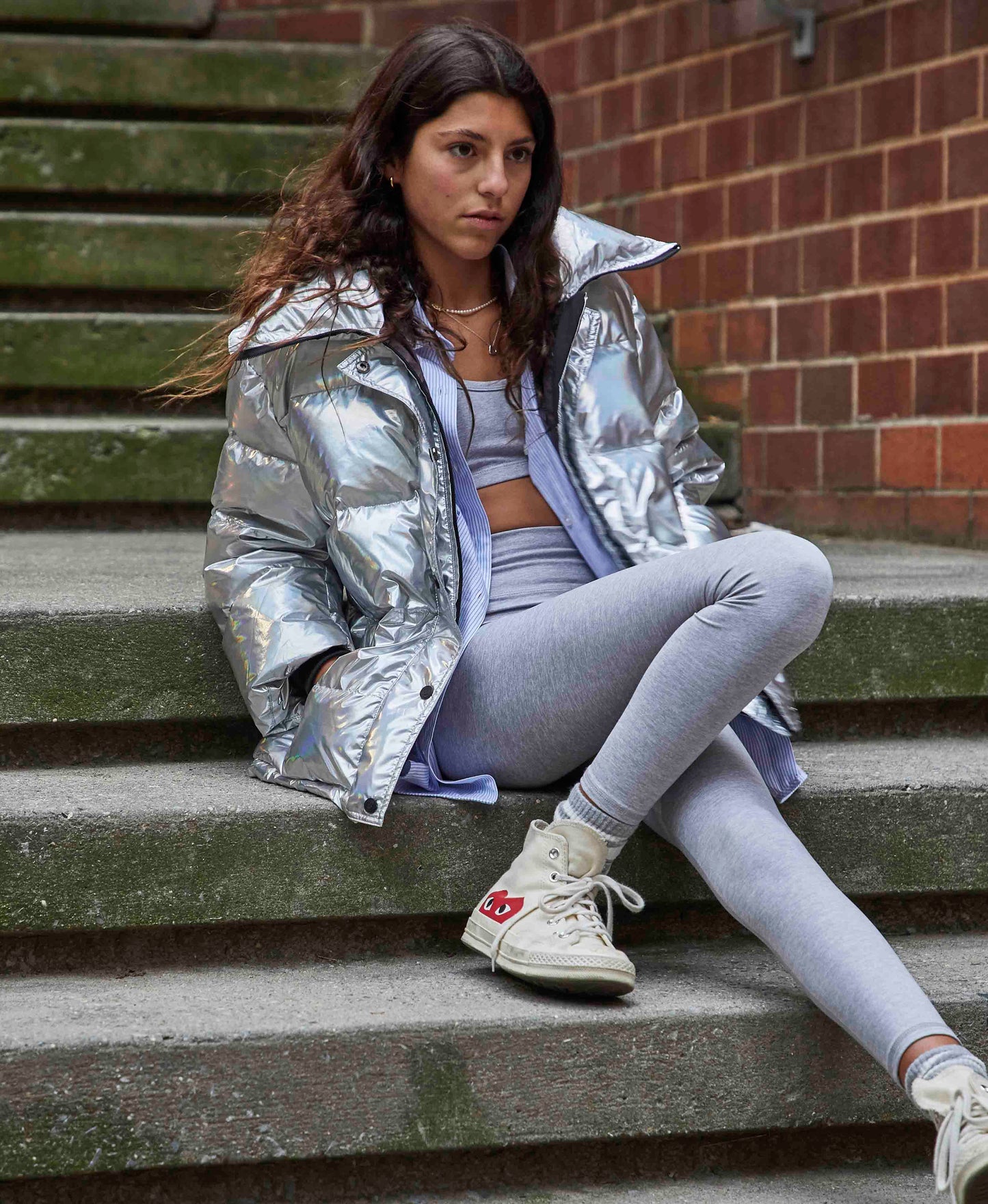 TLC Collegiate Gray Leggings