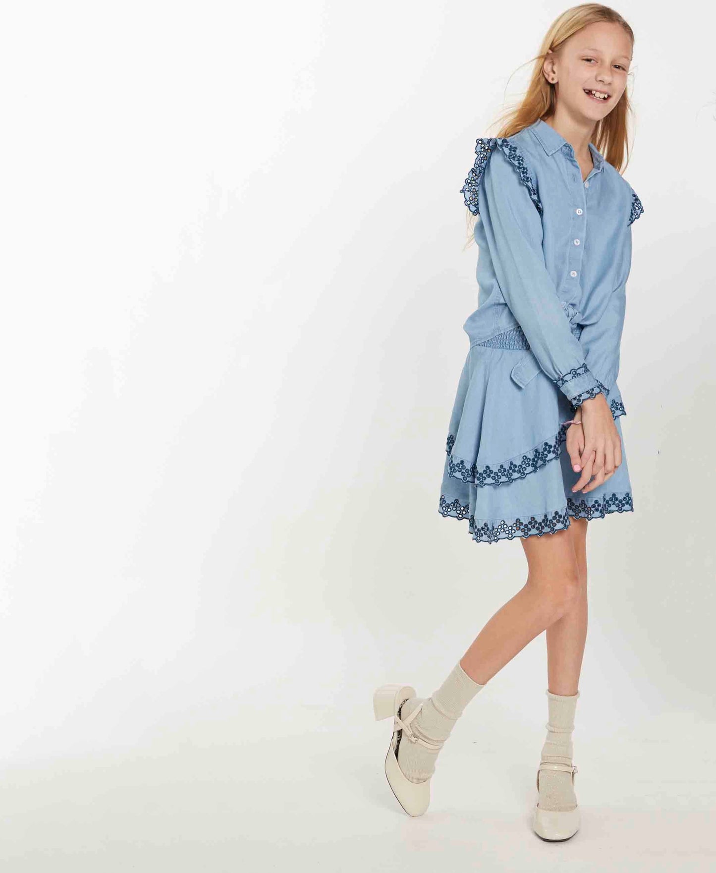 Calista Button Blouse