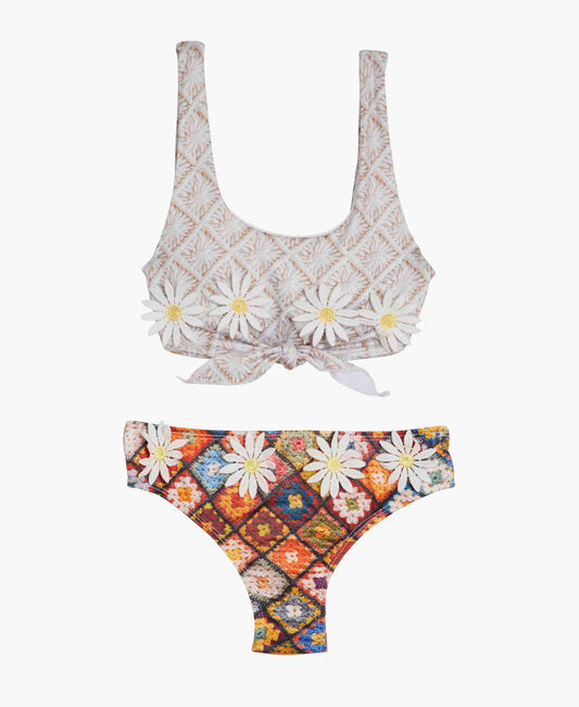 Macrame Front Tie Bikini