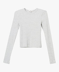 Alma Shrunken L/s Crew Neck