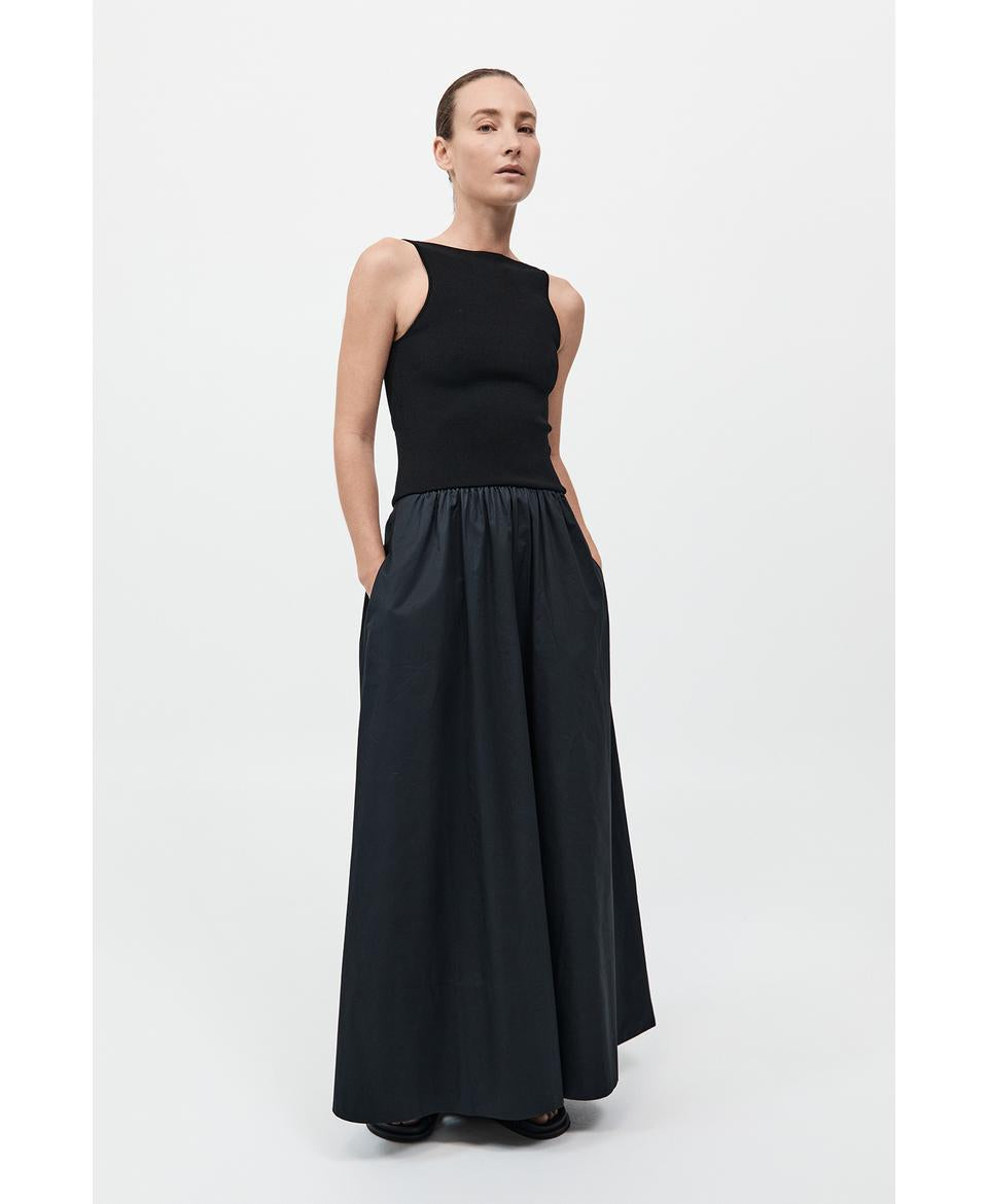 Bateau Cut Out Dress