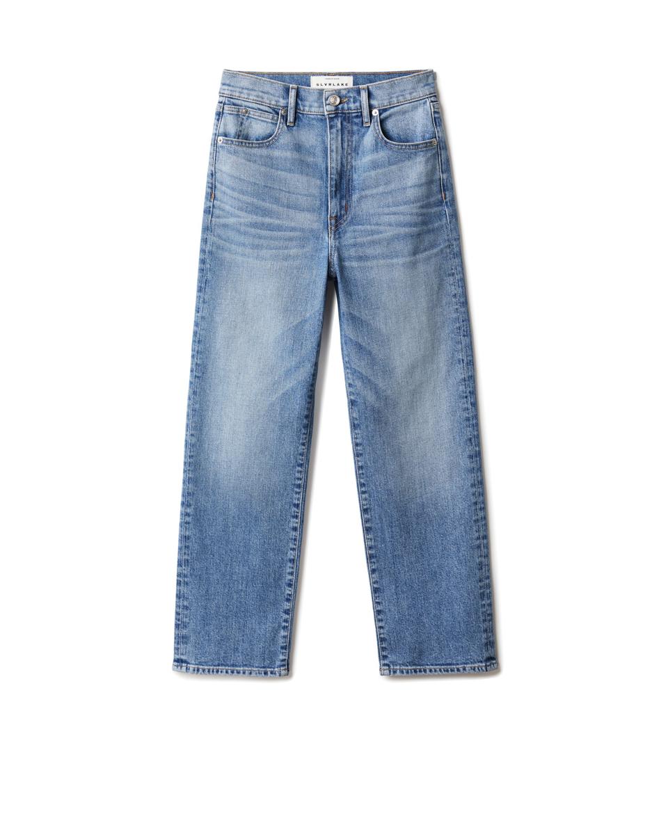 London Crop Hr Straight Leg Jean