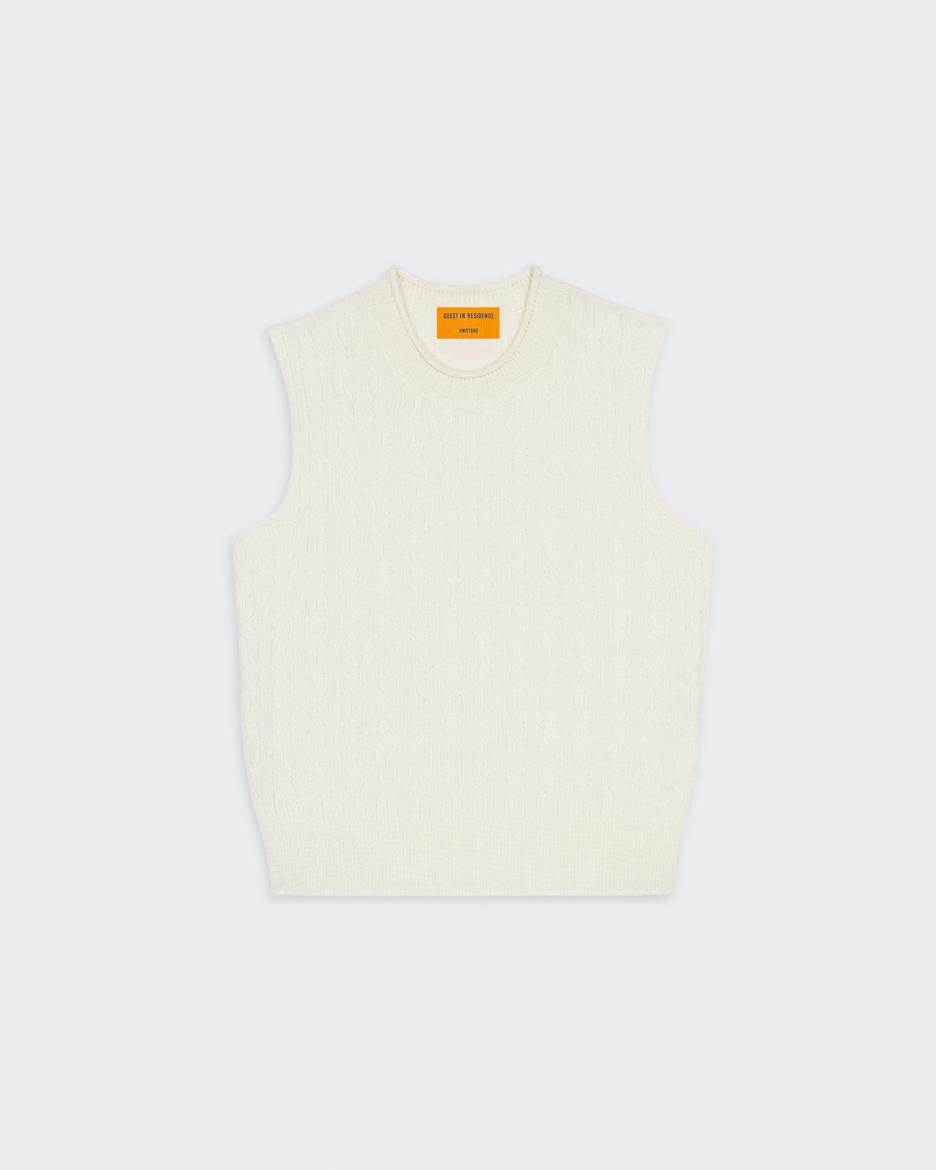 Slvls Cable Sweater Vest