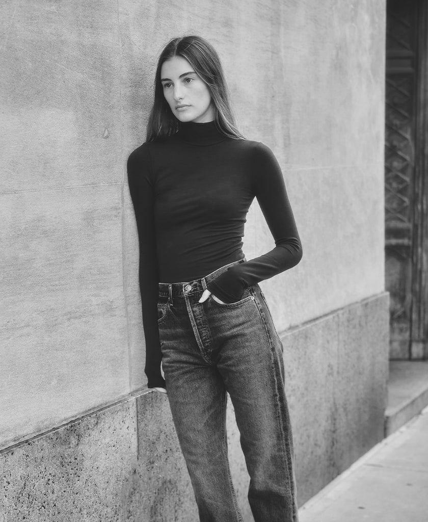 Mock Neck Long Sleeve