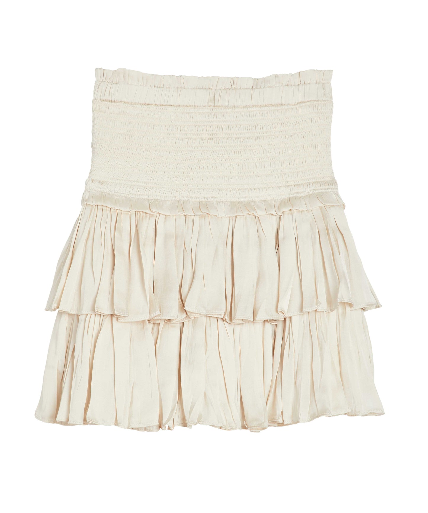 Smocked Layered Skirt