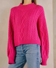 Meg Pullover Cable Sweater