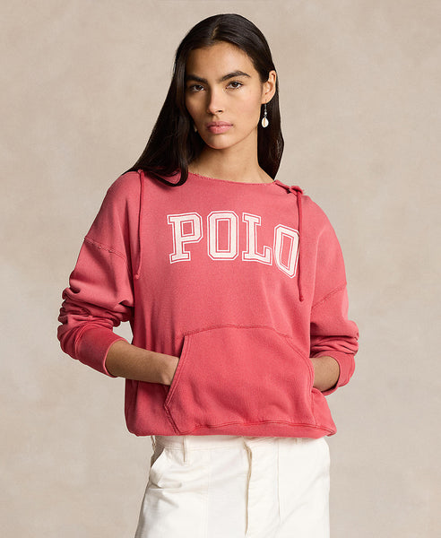 Polo Hooded Long Sleeve Sweatshirt