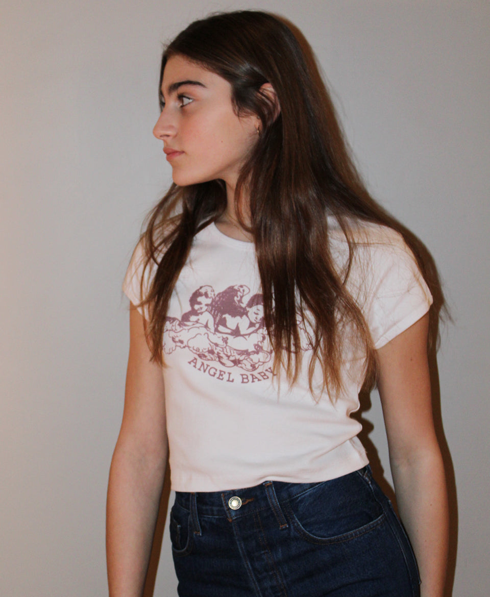 Angel Cropped  Tee