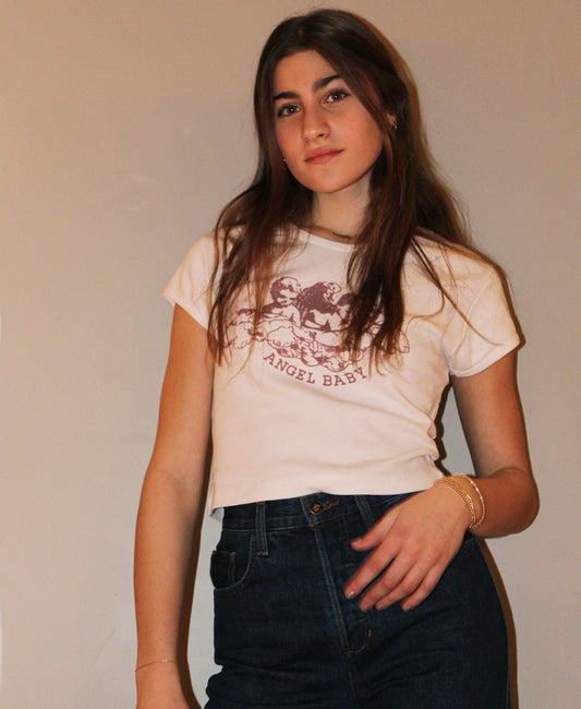 Angel Cropped  Tee