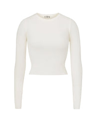 Long sleeve Fitted Top Crop