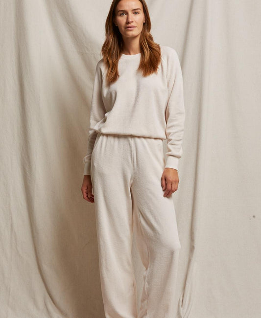 Wide Leg Velour Sweatpant