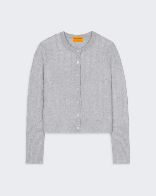 Jane Cable Cardigan In Cashmere