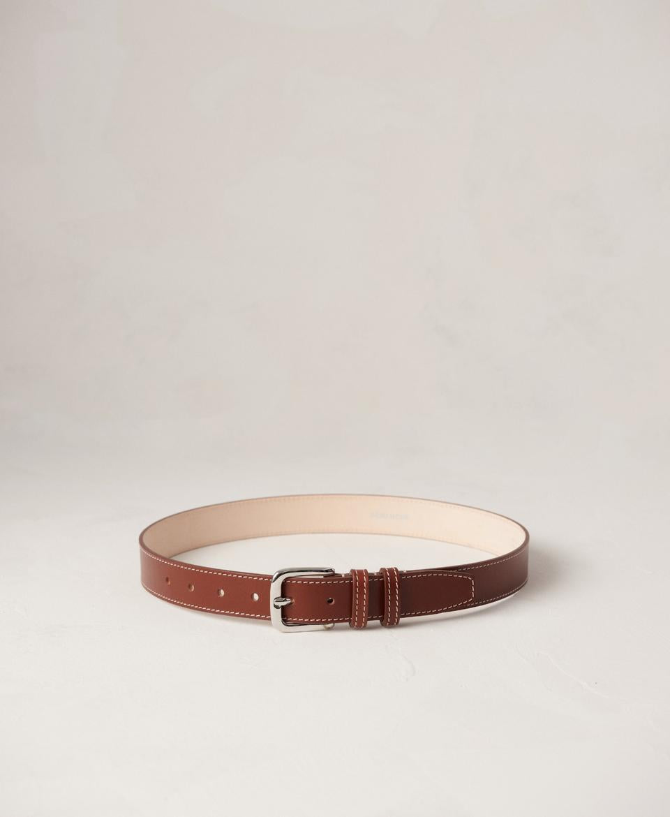 Hollyhock Leather Belt