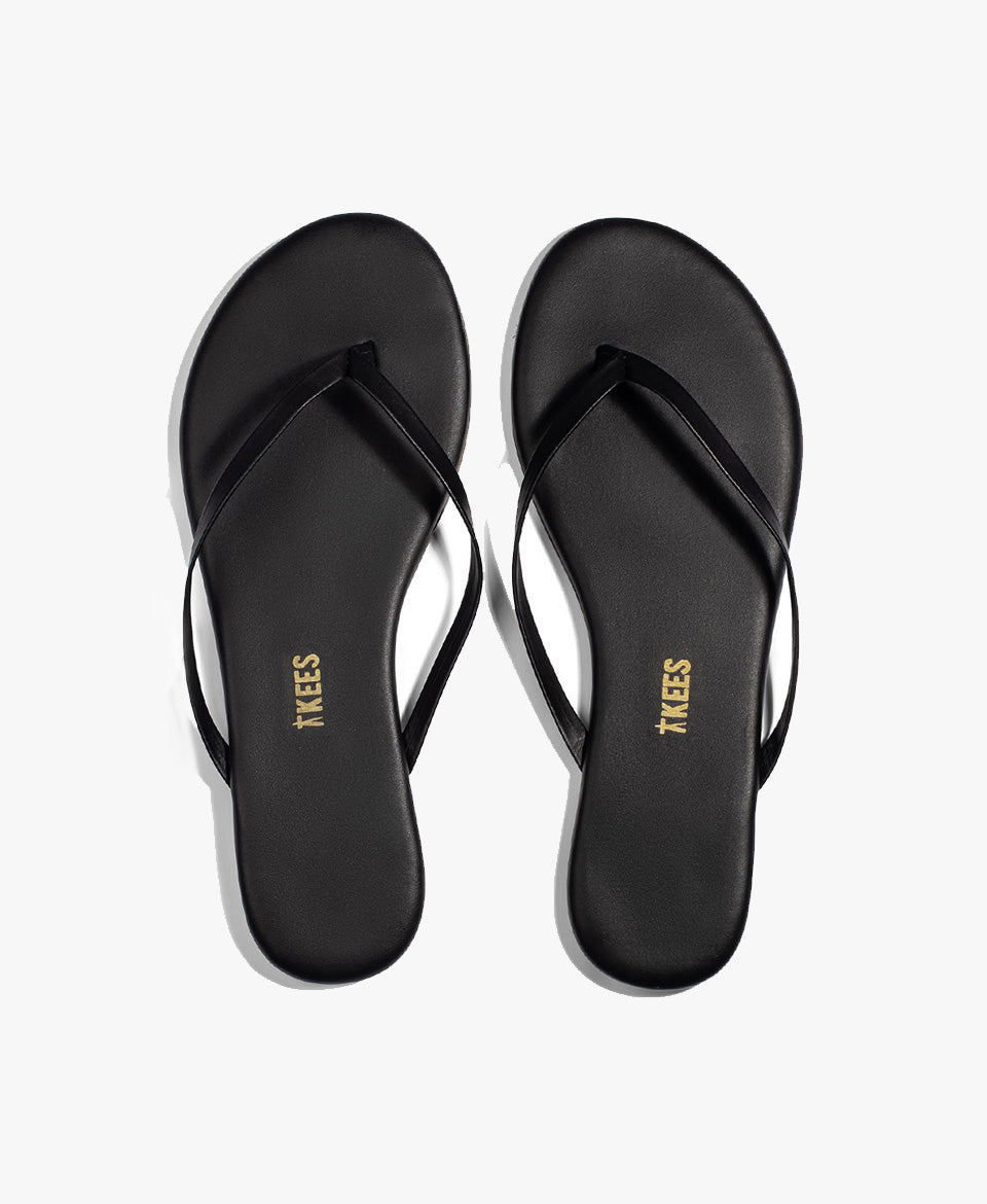 Black Flip Flops - Liners